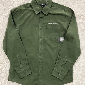 Volcom | True To This Long Sleeve Button Up | Size Large | NWT